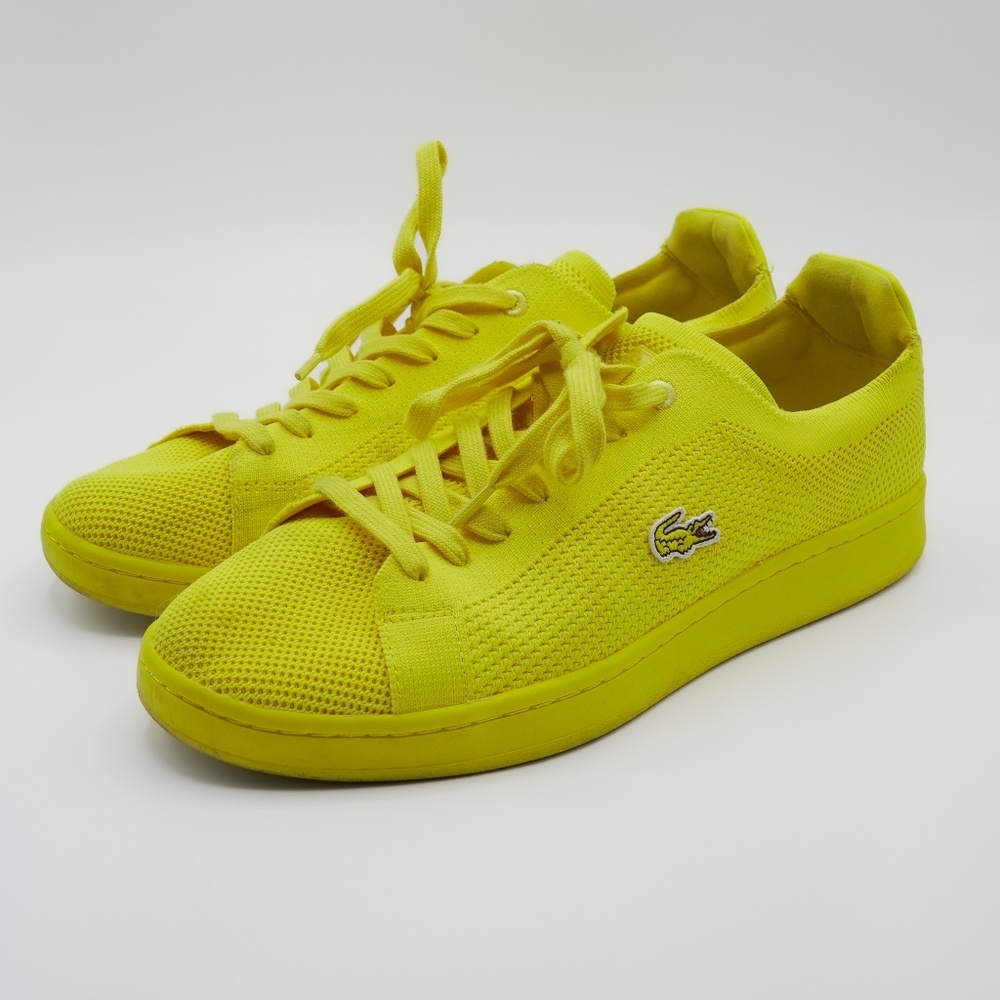 Men's Lacoste Carnaby Piquée Sneakers - Yellow